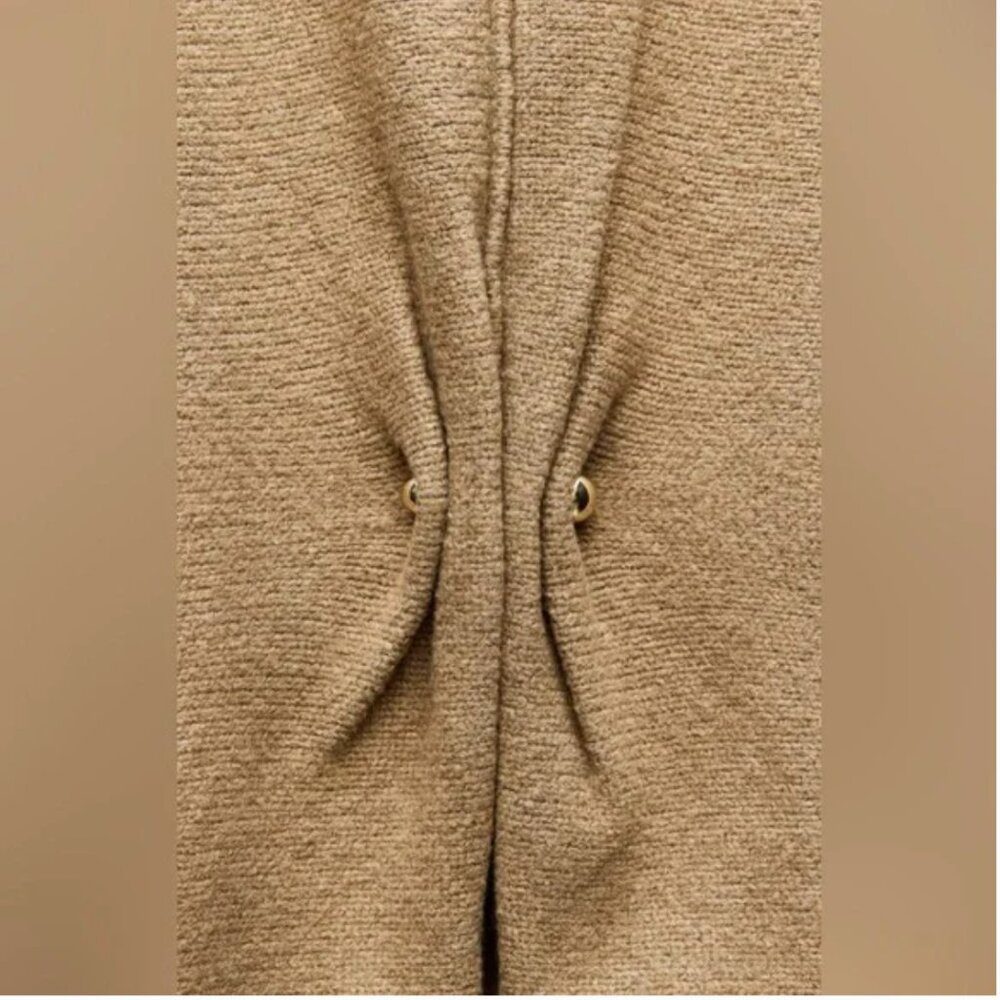 Zara KNIT SWEATER WITH GOLDEN APPLIQUÉ NWT - Picture 4 of 6